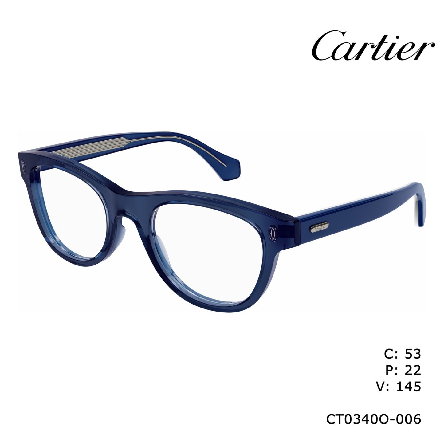 Cartier CT0340o-006 53mm