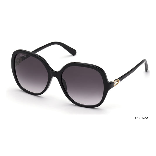 Swarovski SK0312-01B-58 00mm Sunglasses