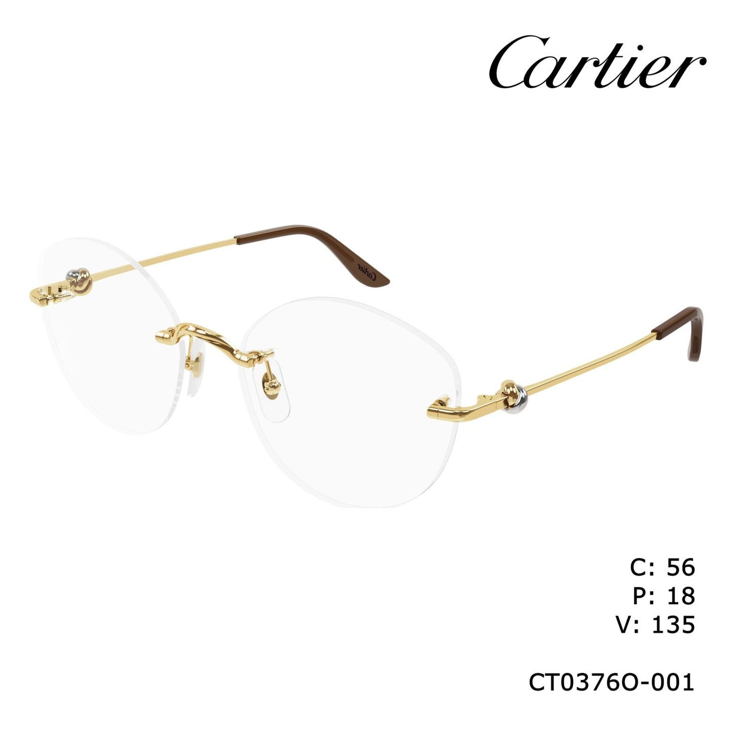 Cartier CT0376o-001 56mm