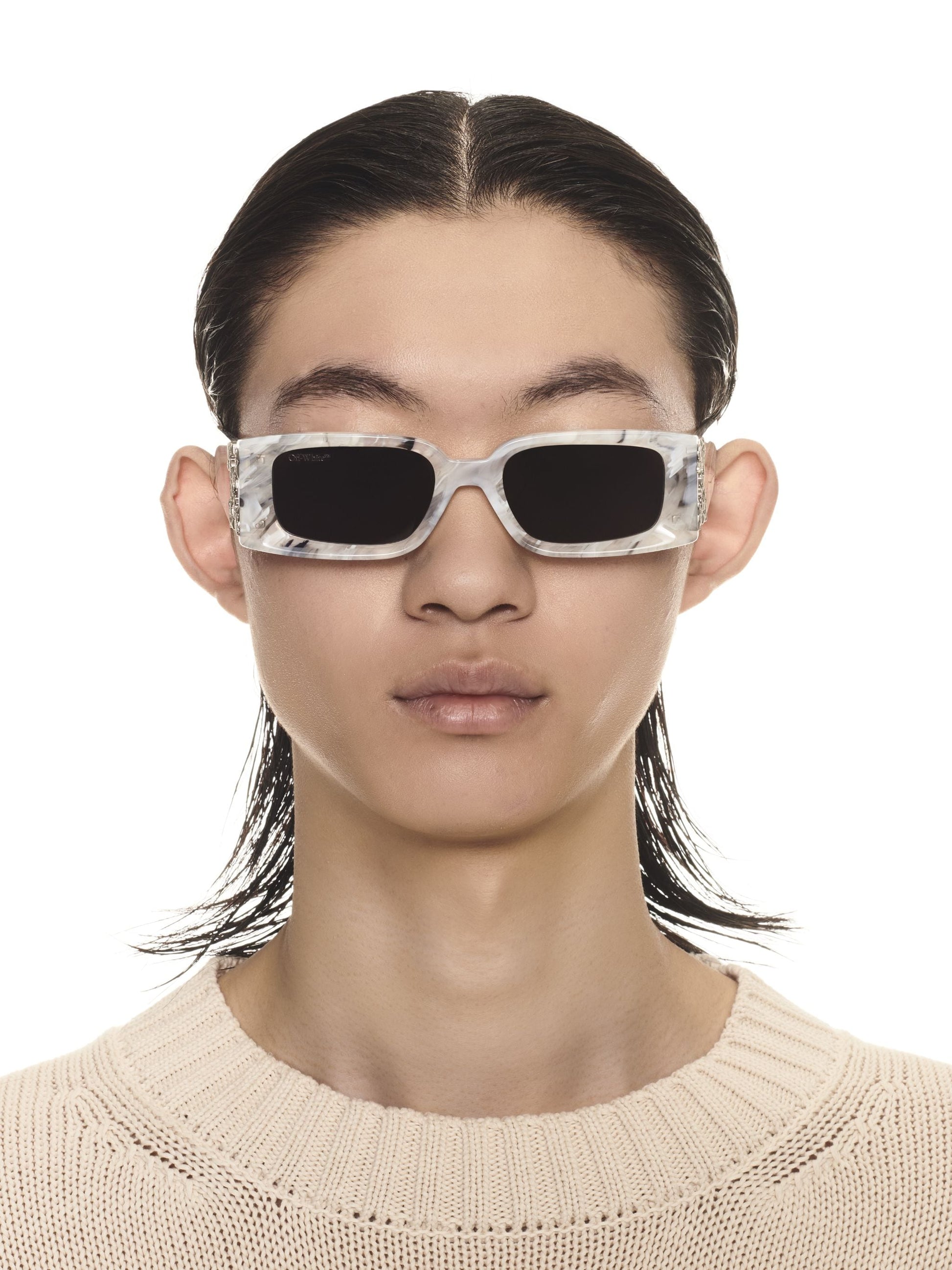 Off-White Roma Marble Dark Grey Sunglasses – Violet Luxe Shop