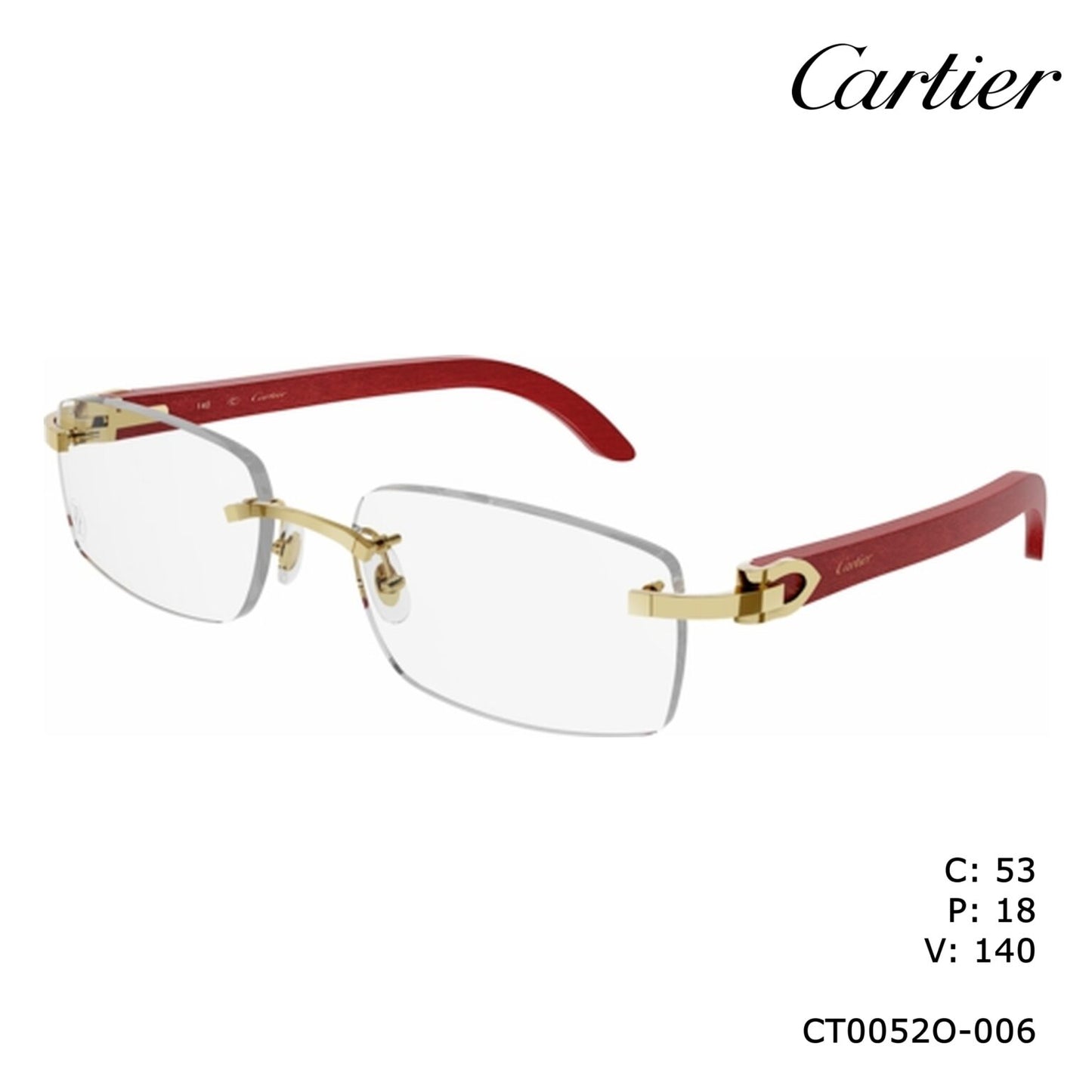 Cartier CT0052o-006 53mm