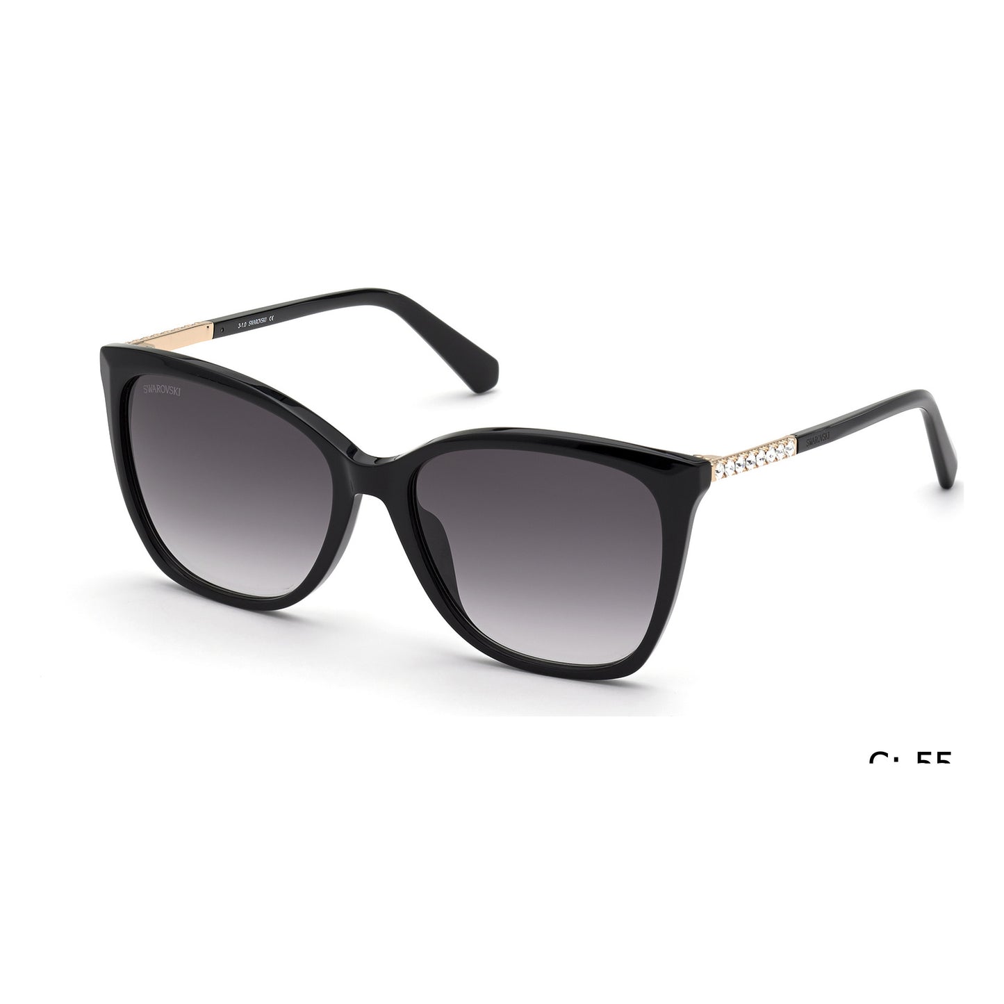 Swarovski SK0310-01B-55 00mm Sunglasses
